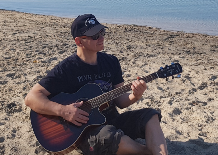 Andy am Strand